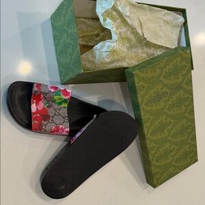 Floral Slide Sandals